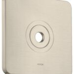 HG Wandplatte Wandmontage brushed nickel