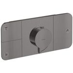 Fertigmontageset AXOR ONE f UP-Thermostat 3 Verbr bru black chrome