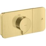 Fertigmontageset AXOR ONE f UP-Thermostat 1 Verbr brushed brass
