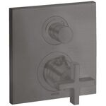 Thermostat AXOR CITTERIO UP m Abstellventil u KreGr bru bl chrome