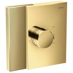 Fertigmontageset HighFlow AXOR EDGE f UP-Thermost. pol. go opt Diamantschlif