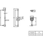 V&B Duschgarnitur UNIVERSAL SHOWERS 110x76x604mm chr