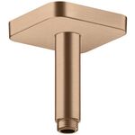HG Decken-Anschlussstück AXOR 100mm DN 15 softsquare brushed red gold