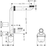 HG Raumsparsiphon für Waschtische 50mm