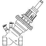 OV Regulierventil Cocon QTR PN 16 2 x Muffengewinde DN 40 1,5-7,5 m3/h