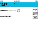 Paßkerbstift DIN 1472 2x 18 A 1 100 Stück - VPE: 100