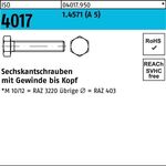 Sechskantschraube ISO 4017 VG M16x 55 A 5 1 Stück