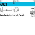 Sechskantschraube DIN 6921 Flansch M6x 10 A 2 200 Stück - VPE: 200