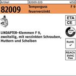 Klemme R 82009 GTW 40 F 9 M20/32 - 82 Temperguss feuerverz. 1St. LINDAPTER