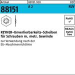 Unverlierbarkeitsscheibe R 88151 M8x 16x 0,5 A 2 100 Stück - VPE: 100