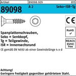 Spanplattenschraube R 89098 SEKO ISR TG 6x 130-T25 A 2 100 Stück - VPE: 100