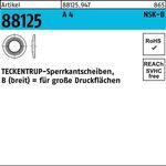 Sperrkantscheibe R 88125 NSK-B 8 A 4 500 Stück TECKENTRUP - VPE: 500