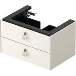 Duravit Waschtischunterbau WHITE TULIP 684x410mm 2 Schubk No we sdm ES Ei mitte