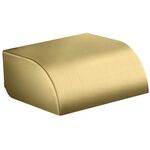 WC-Papierhalter Axor Universal Circular mit Deckel brushed brass