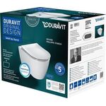 Duravit Wand-WC Set Soleil by Starck 560x400x450mm weiß HygieneGlaze