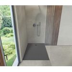 Duravit Duschwanne Sustano Rechteck 1400x900x30mm dunkelgrau matt