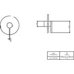 V&B Fertigmontageset DAWN EH-Brauseb 170x170x38mm chrom