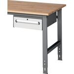 Unterbauschrank H175xB440xT600mm anthrazitgrau/lichtgrau 1 Schubl.Einfachauszug