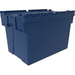 Mehrwegbehälter L600xB400xH400mm blau Wände u.BD geschl.