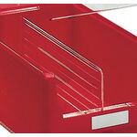 Längsteiler f.Sichtlagerkasten MK2Z PS glasklar 10St./Btl.PROMAT