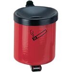 Wandascher Ø110xH120mm rot m.Kippvorrichtung TKG