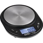 Taschenwaage Wägeber.1,0kg Batteriebet.Ziffernschritt 1,0g Wägeplattform-D.81mm