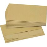 Müllsack Bio 20+16x36cm Papier braun 10 St./Pack.