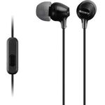 Sony Kopfhörer MDR-EX15APB In-Ear schwarz