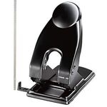 Esselte Locher D60 mit Anschlagschiene schwarz