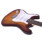 DIMAVERY ST-203 E-Gitarre LH, sunburst