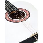 DIMAVERY AC-303 Klassikgitarre, weiß