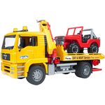 MAN TGA Abschlepp-LKW mit Geländewagen