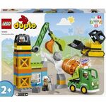 Duplo Baustelle mit Baufahrzeugen