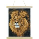 Crystal Art Scroll Löwe 35x45 cm