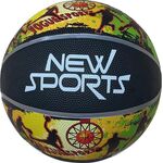 NSP Basketball schwarz/bunt,Gr.7,unaufg.