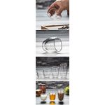 Bdt Doppelwandiges Thermoglas, Glas, Borosilikatglas, 450 ml, spülmaschinengeeignet
