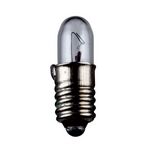 Kleinstlampen Sockel E5,5 6,0 Volt 0,9 Watt 15mm klar,10er Pack
