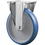 Bockrolle D.200mm Trgf.300kg PU Platte L135xB110mm BS ROLLEN