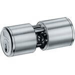 Rundzylinder 3107 L. A 40mm L. B 29mm Massiv Mes.vern.Normalschließung