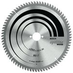 Kreissägeblatt AD 250mm Z.80 WZ/N Bohr.30mm Schnitt-B.3,2mm HM BOSCH