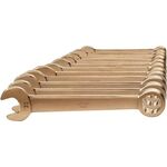 Ringmaulschlüsselsatz 11-tlg.SW 10-32mm Aluminium-Mehrstoff-Bronze funkenfrei