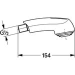 Grohe Spülbrause f Zedra/Europlus sw/soft-sw