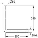 Grohe Spülrohr 390x350mm awe