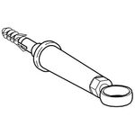 Grohe Spülrohrschelle f Spülrohr d= 28mm chr