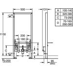 Grohe Bidet-Element RAPID SL Schallschutz
