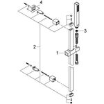 Grohe Bsta EUPHORIA CUBE STICK chr