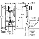 Grohe WC-Element RAPID SL 5-in-1-Set f WC