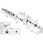 Grohe Einhand-Brausebatterie LINEARE 1/2Zoll su-st