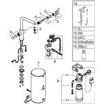 Grohe Einhand-Spültischbatterie RED DUO L-Size L-Auslauf m Boiler superst. A