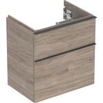 Geberit Waschtischunterschrank iCon 600x615x416mm verk. Ausl. NB hickory/Gri